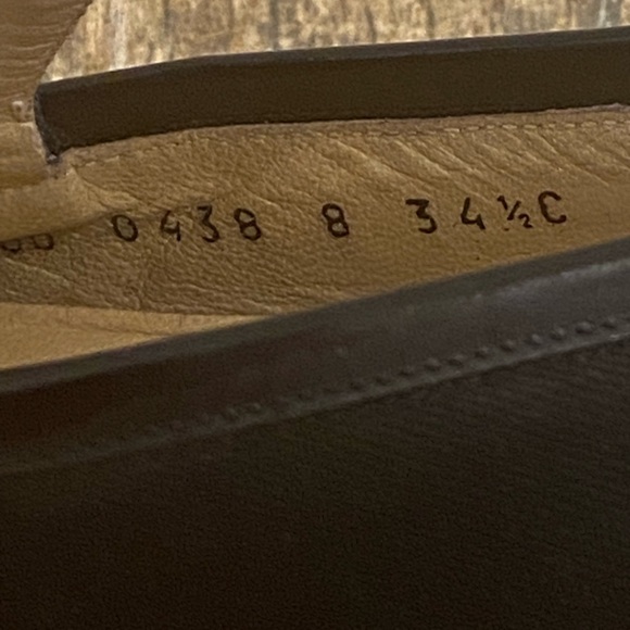 GUCCI Womens Vintage Black Fabric Top Slip On Loafers - Picture 12 of 12